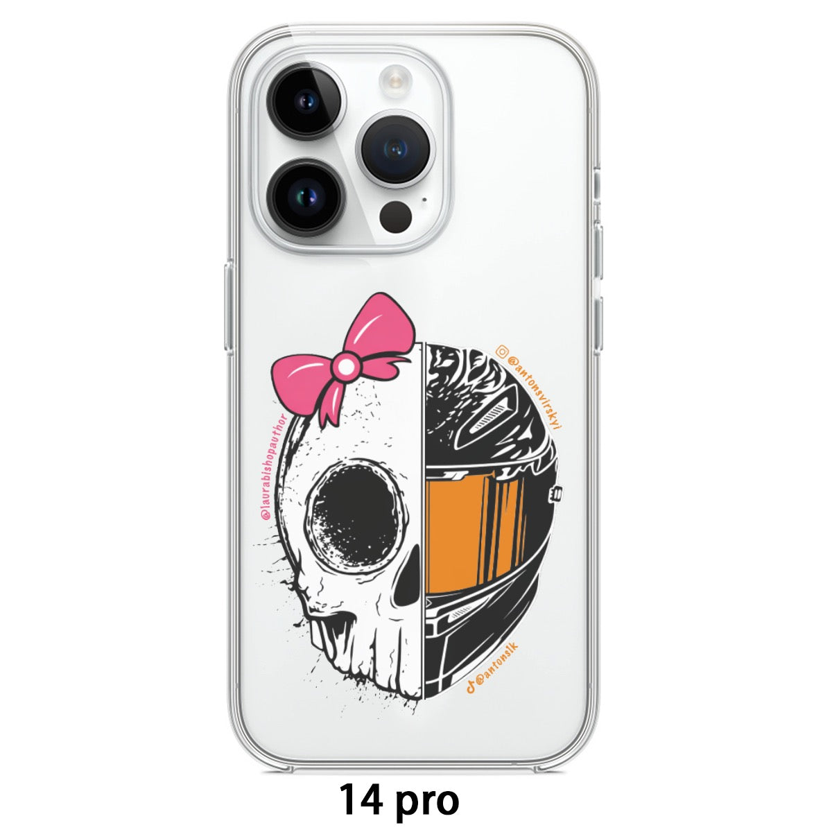 Ant x Laura iPhone 14/15 Clear Phone Case