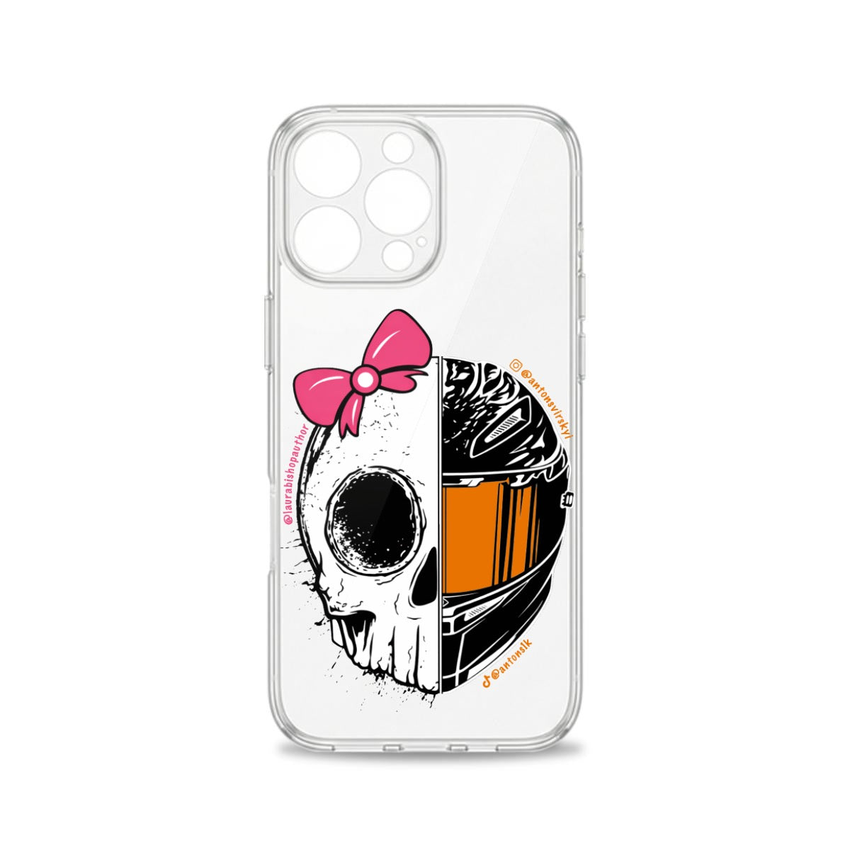 Ant x Laura iPhone 16 Clear Case