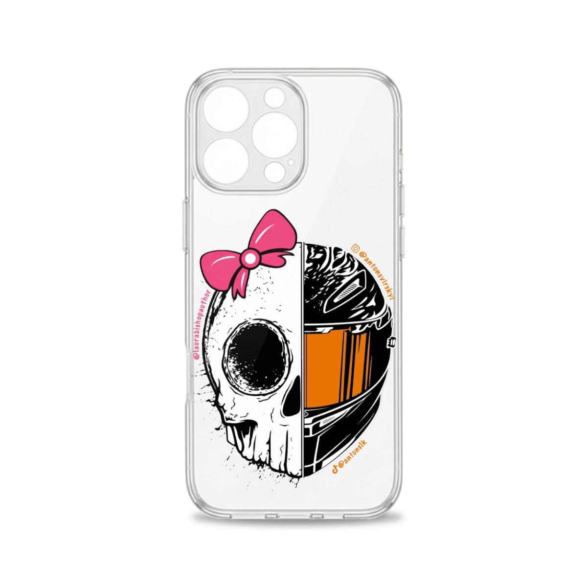 Ant x Laura iPhone 16 Clear Case