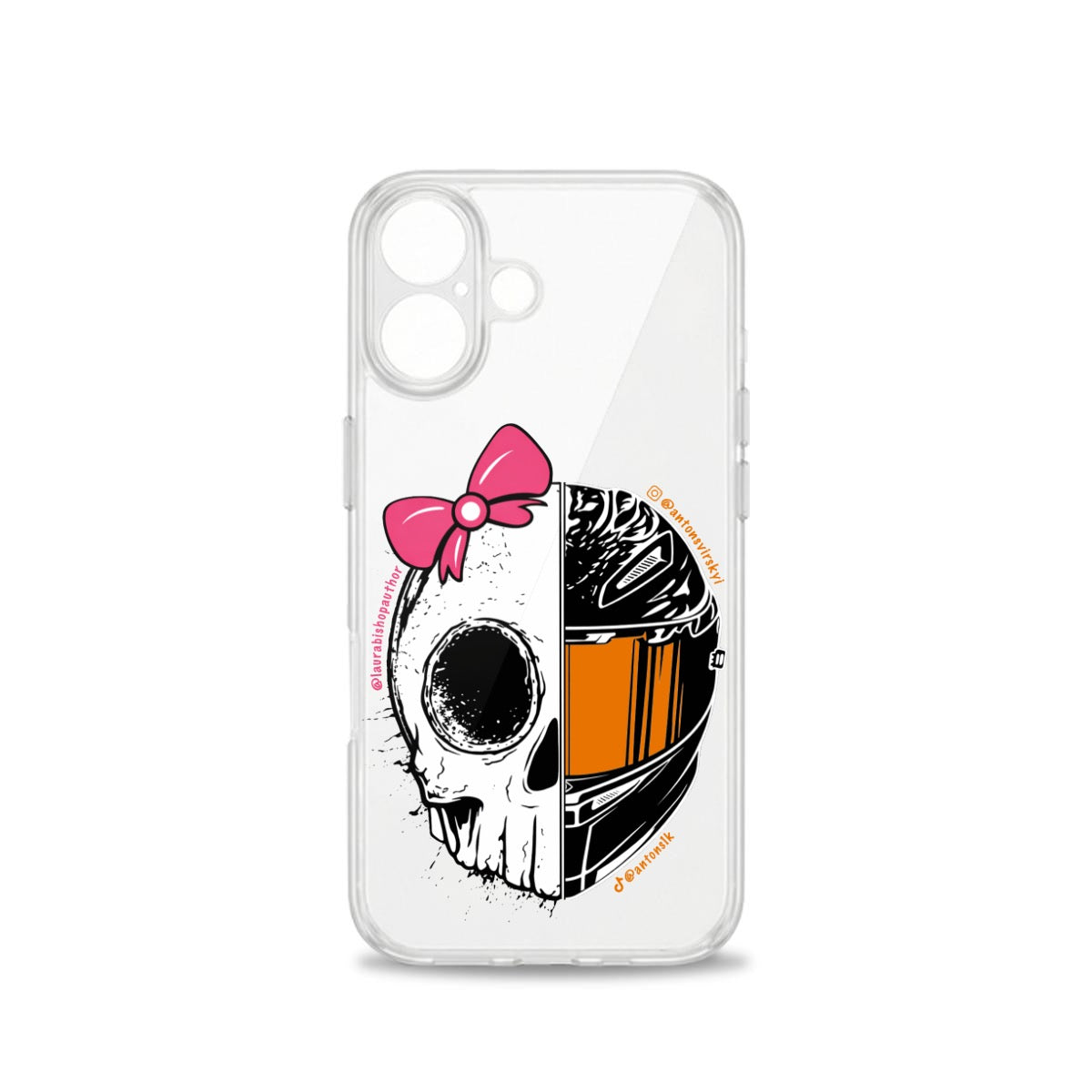 Ant x Laura iPhone 16 Clear Case