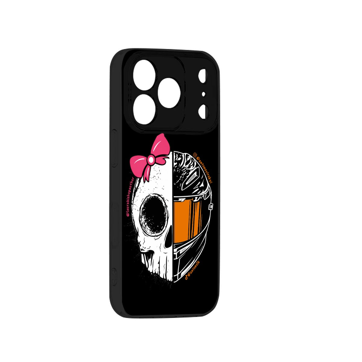 Ant x Laura iPhone 17 Black Case