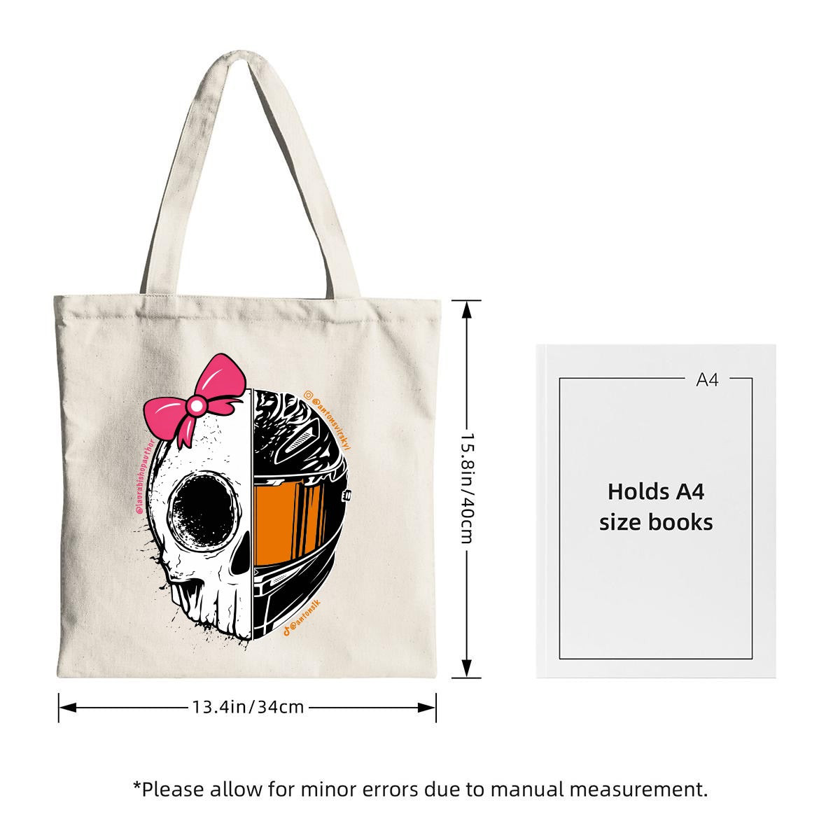 Ant x Laura Canvas Tote Bag