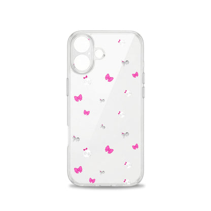 Ants Bows & Skulls iPhone 16 Clear Case