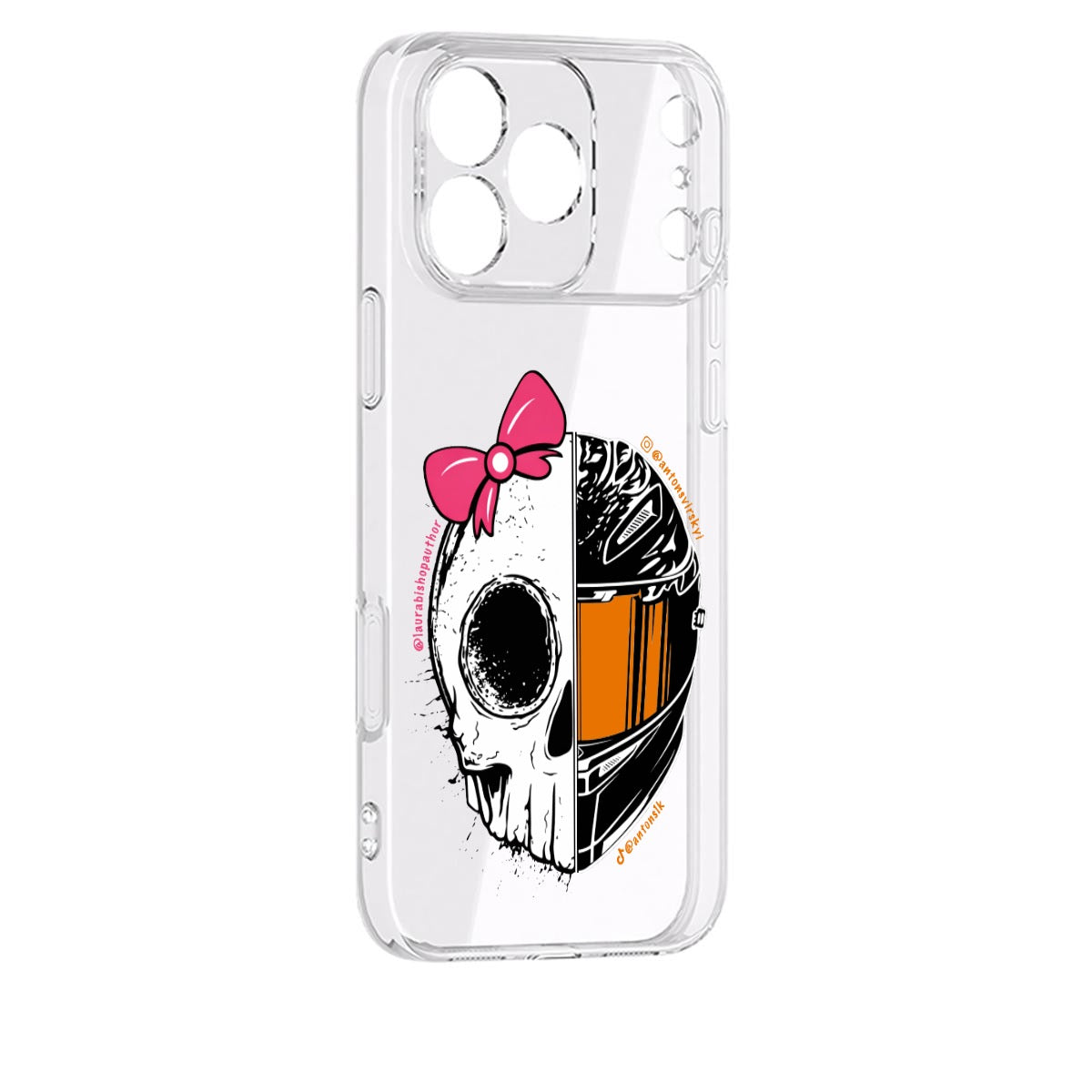 Ant x Laura iPhone 17 Clear Case