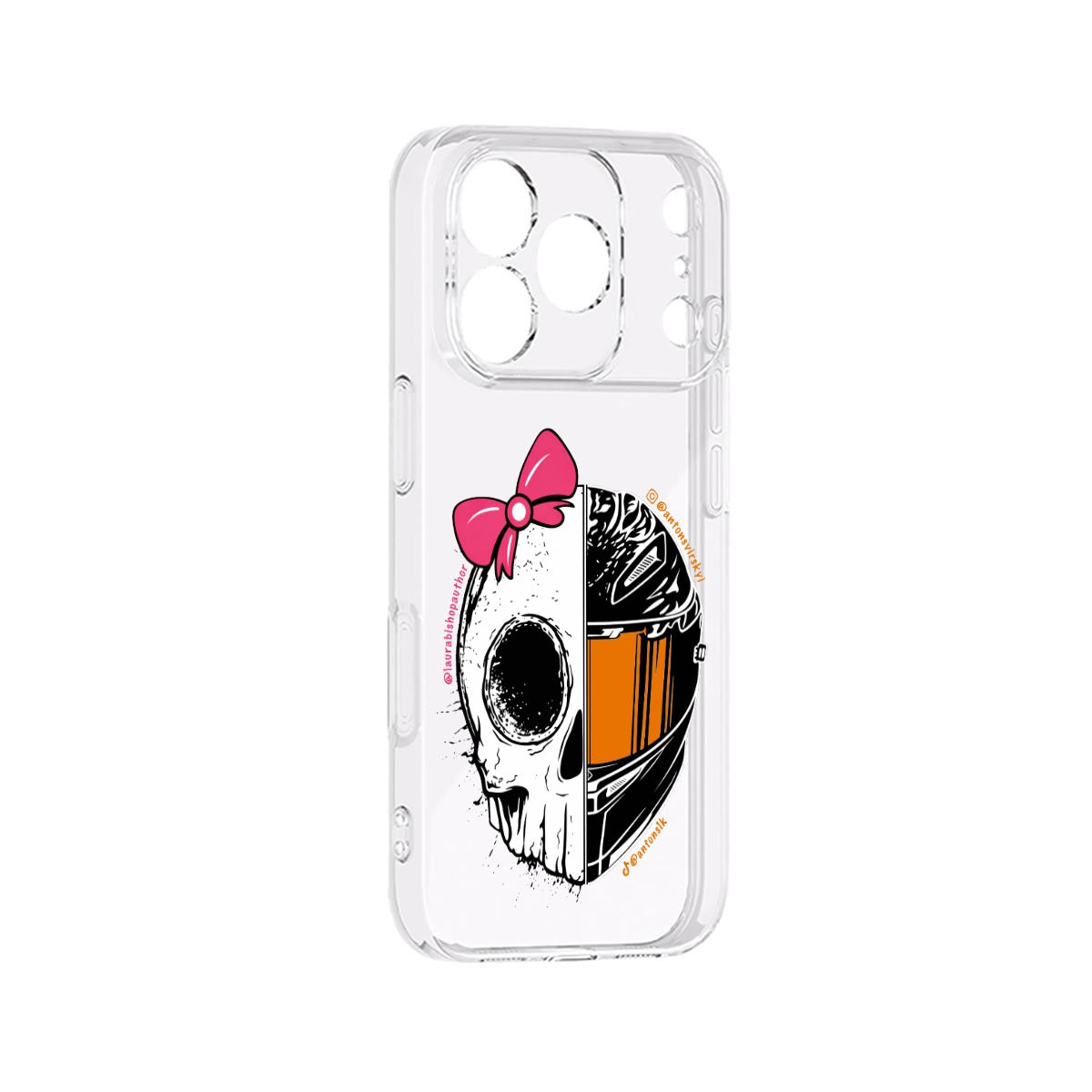 Ant x Laura iPhone 17 Clear Case