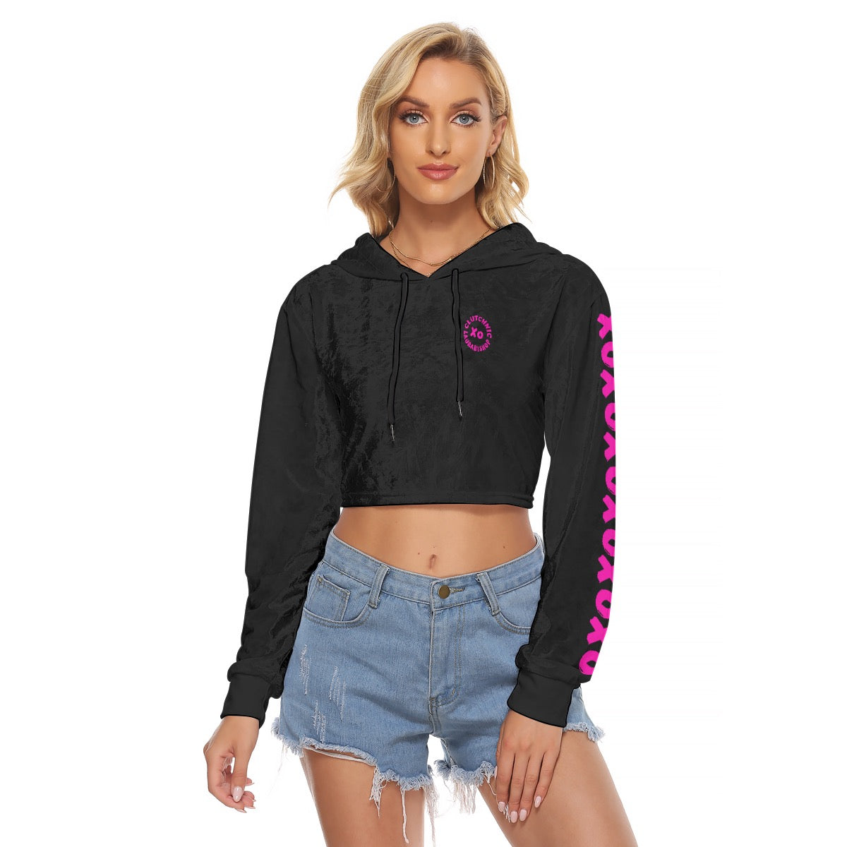 Laura x Clutchnic Cropped Hoodie